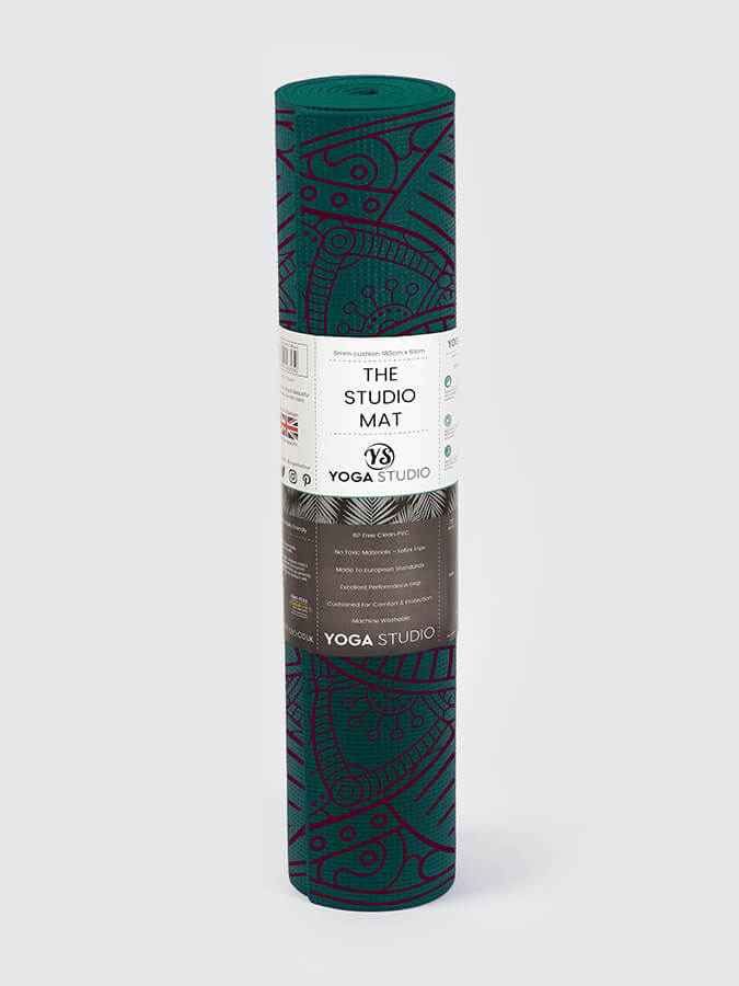 Patterned Design Non Slip Sticky Yoga Mat