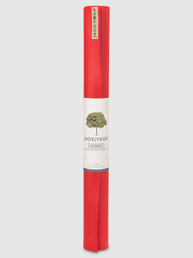 Jade Yoga Voyager Yoga Mat 1.6mm - Fire Engine Red