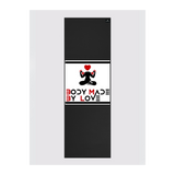 Personalised Yoga Mat 6mm With Custom Design - Black