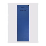 Personalised Yoga Mat 6mm With Custom Design - Blue