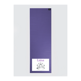 Personalised Yoga Mat 6mm With Custom Design - Purple