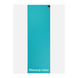 Personalised Yoga Mat 6mm With Custom Design - Turquoise