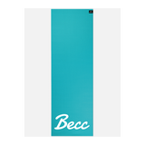 Personalised Yoga Mat 6mm With Custom Design - Turquoise
