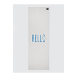 Personalised Yoga Mat 6mm With Custom Design - White