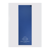 Personalised Yoga Mat 6mm With Custom Design - Blue