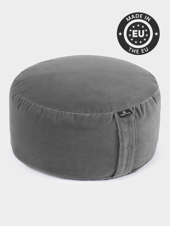 Yoga Studio EU Cylinder Buckwheat Velvet Meditation Cushion