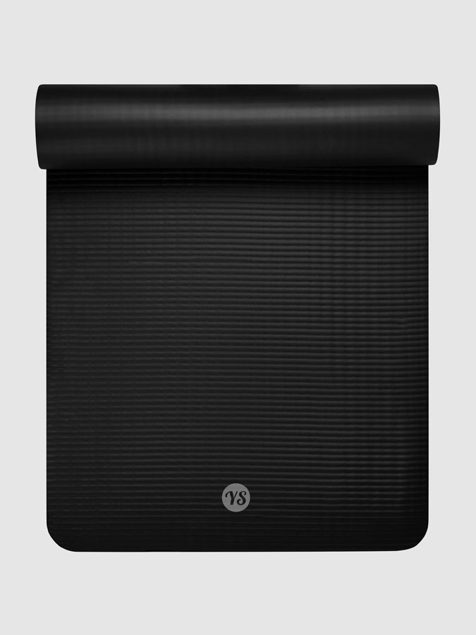 スタジオヨギーオリジナル　ブラックマット Personalised Yoga Mat 6mm With Custom Design - Black –Yoga Studio