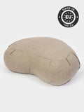 Yoga Studio EU Organic Buckwheat Zafu Crescent Linen Cushion