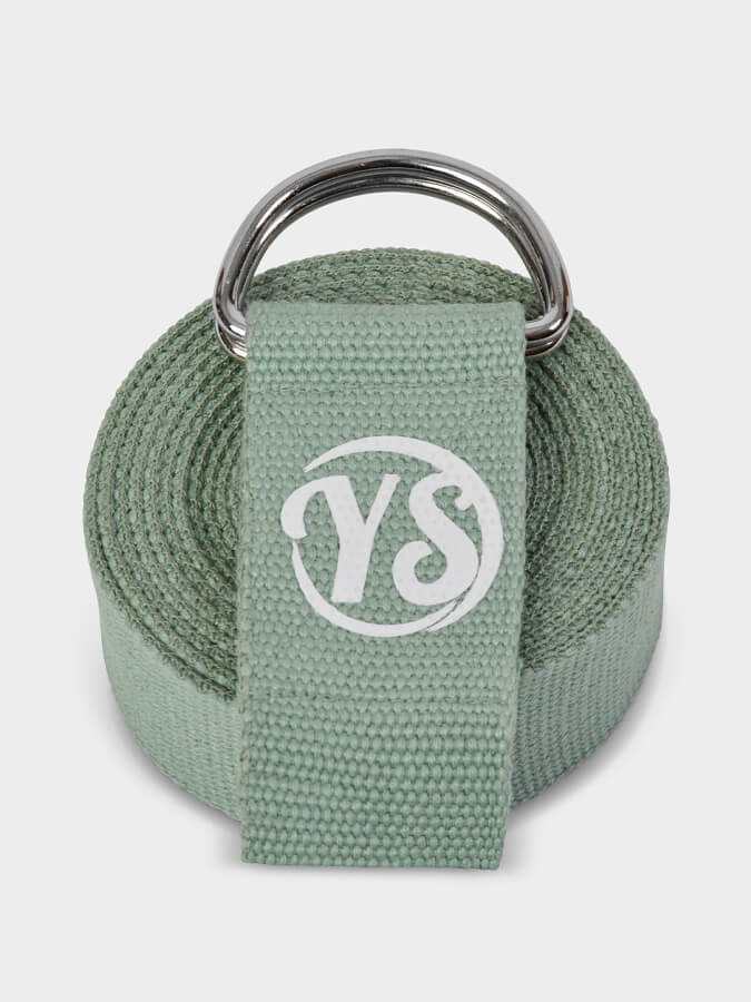 Yoga Studio GOTS Organic Cotton D-Ring 2.5m Yoga Belt Strap