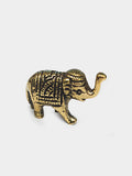 Namaste Antique Brass Elephant Incense Stick Holder - Small