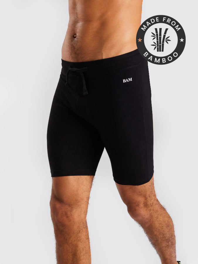 BAM - Ingra Enduro Bamboo Men's Compression Shorts - Black 
