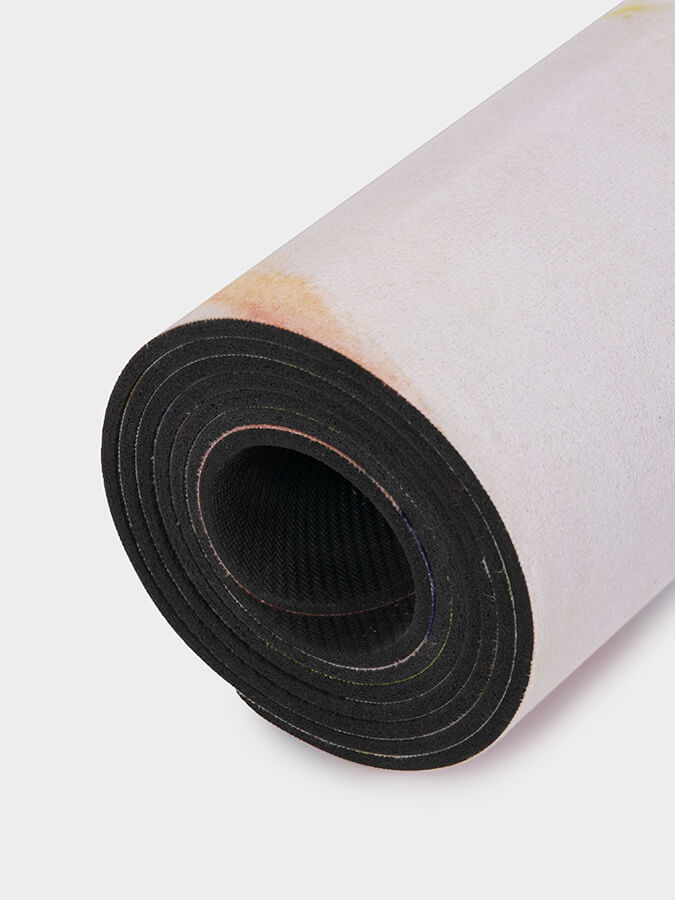 Microsuede yoga mat top