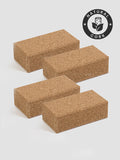 Yoga Studio Standard Cork Yoga Brick Four Pack