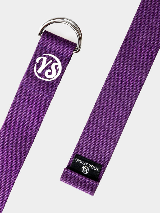 Yoga Studio GOTS Organic Cotton D-Ring 2.5m Yoga Belt Strap