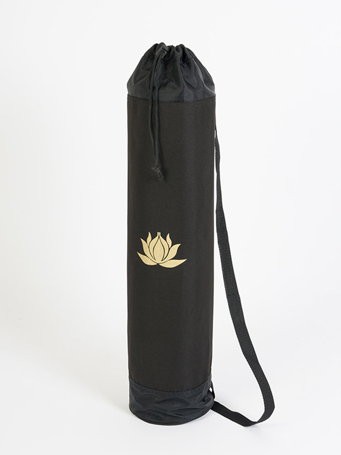 Yoga Studio Black & Gold Lotus Yoga Mat Bag