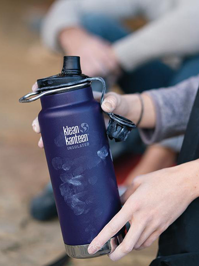 Klean Kanteen Insulated TKWide Bottle with Chug Cap - Black 32oz