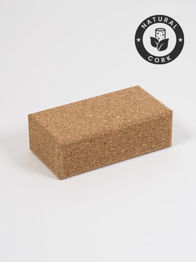 Yoga Studio Standard Size Cork Yoga Brick - Unbranded