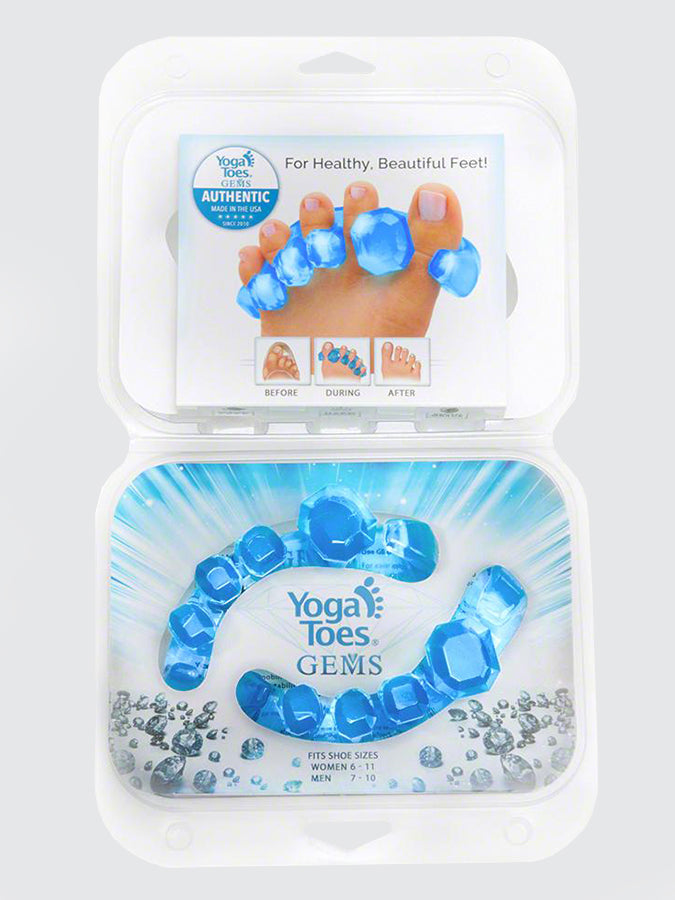 YogaToes Gems Toe Separators - Sapphire Blue –Yoga Studio Store