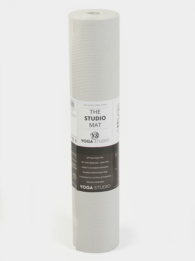 The Yoga Studio Yoga Mat 6mm With Custom Design - White No Label