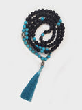 Yoga Studio Lava Stone & Turquoise Mala Beads