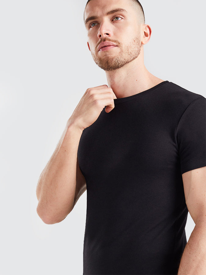 BAM - Origin Luxe Men's Bamboo T-Shirt - Black 