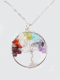 Chakra Tree of Life Pendant Necklace