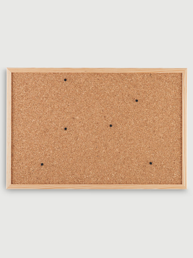 Cork Ethos Cork Memo Board 2 Sides, Wood Frame 60 x 40cm