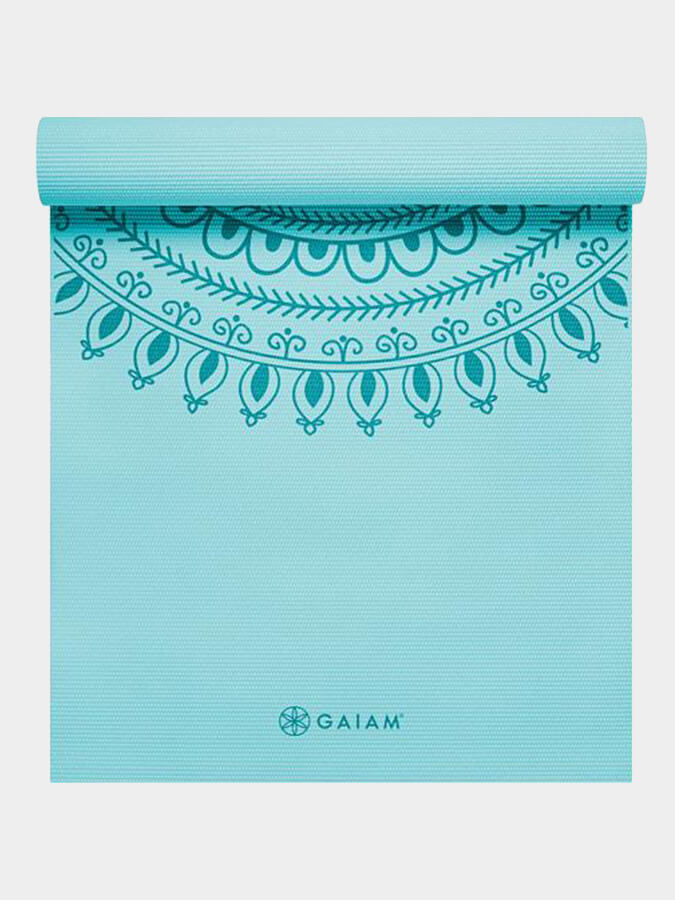 Gaiam Marrakesh Turquoise Yoga Mat 6mm