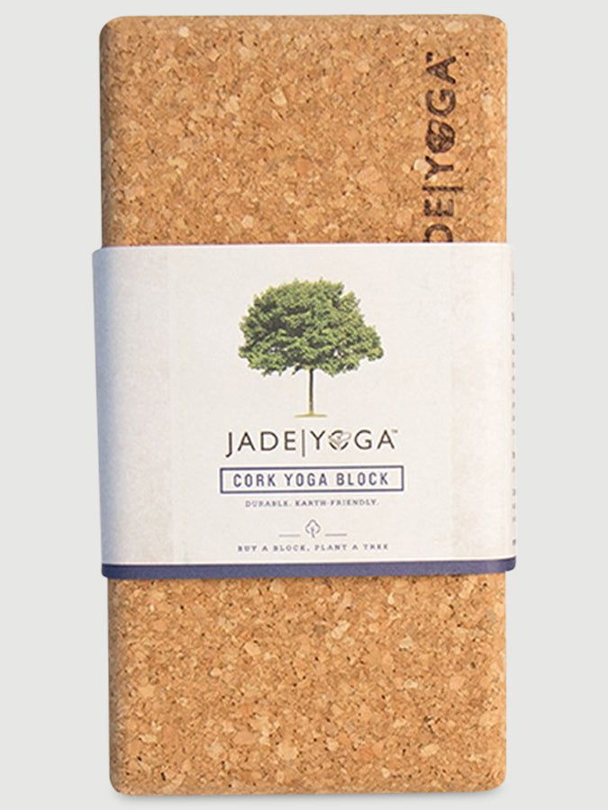 Jade Yoga Cork Yoga Block Large