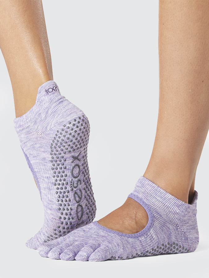 ToeSox Full Toe Bellarina Women's Yoga Grip Socks