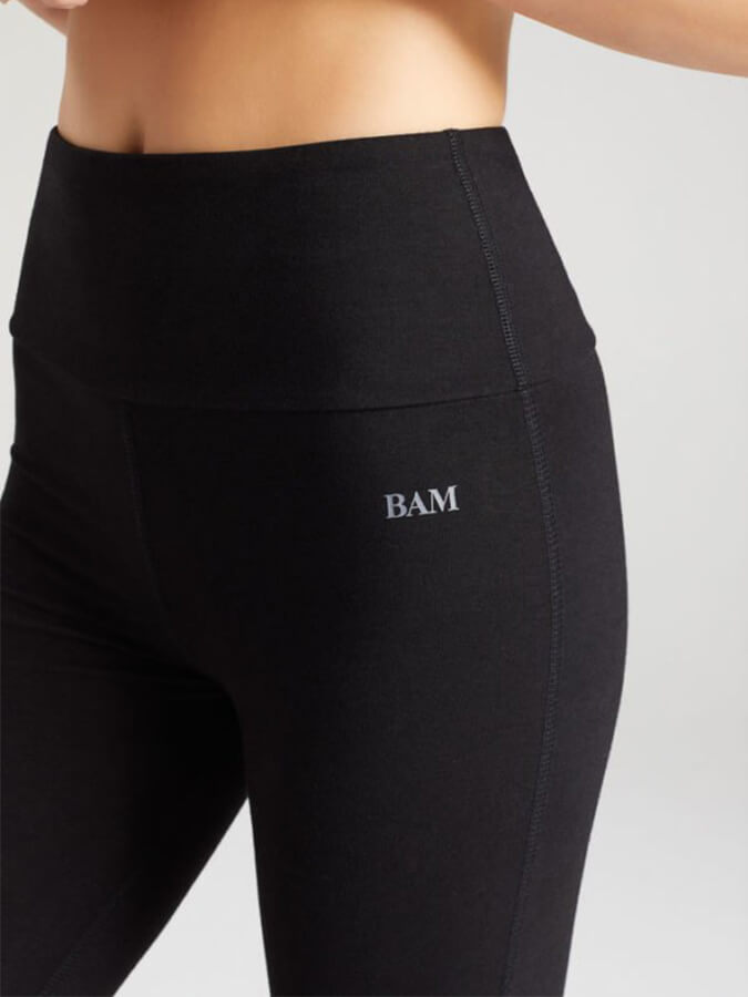 BAM Enduro Bamboo Deep Waistband Women's Yoga Leggings - Black –Yoga Studio  Store