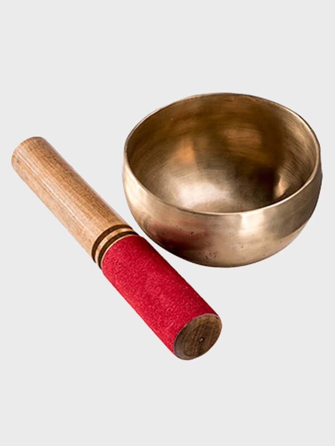 Namaste Hand Beaten Brass Singing Bowl with Stick Striker - Yoga Studio Store