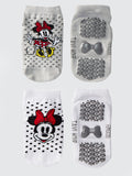 Tavi Disney Kids Grip 2 Pack Socks - Minnie