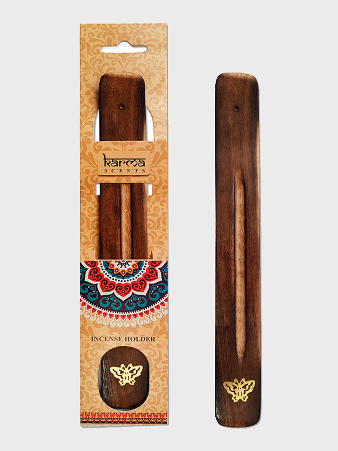 SIGNAMIO Porta Incenso In Legno Per Dhoop - Supporto Per Pooja, Yoga, Meditazione E Aromaterapia (Confezione Da 1)