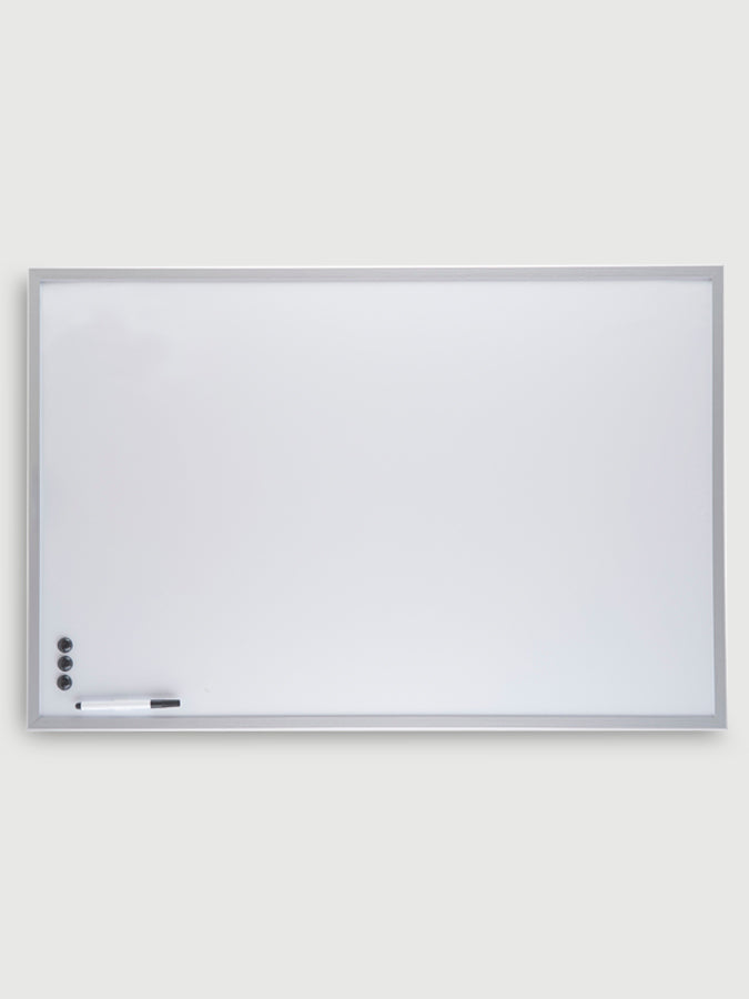 Cork Ethos Magnetic Memo Board, Silver Frame 90 x 60cm