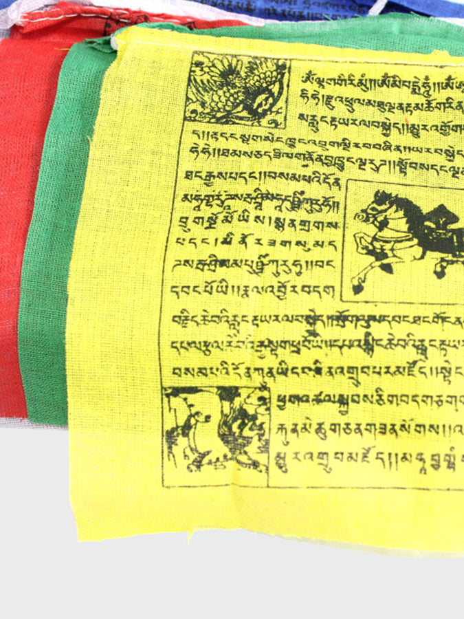 Set of Large Prayer Flags Fair Trade from Nepal