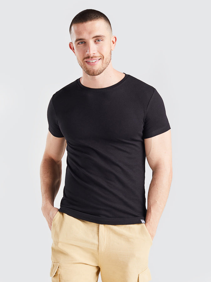 BAM - Origin Luxe Men's Bamboo T-Shirt - Black 
