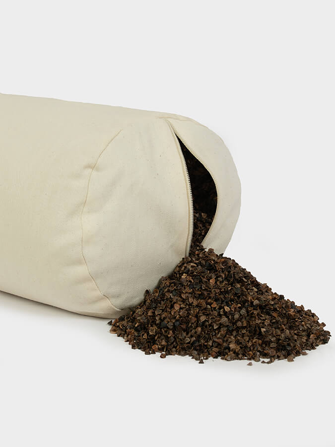 Yoga Stops Traffick Organic Buckwheat Meditation Bolster Cushion