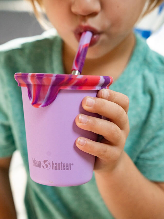 Klean Kanteen Kid's Cup Straw Lid 2 Pack