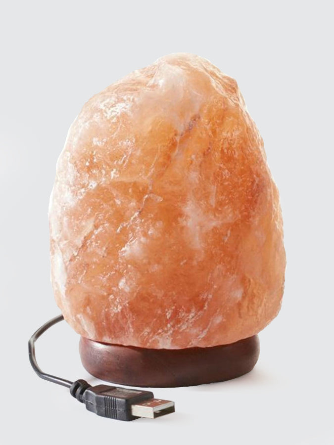 Yoga Studio Natural Himalayan Salt Lamp - USB Powered (1Kg)