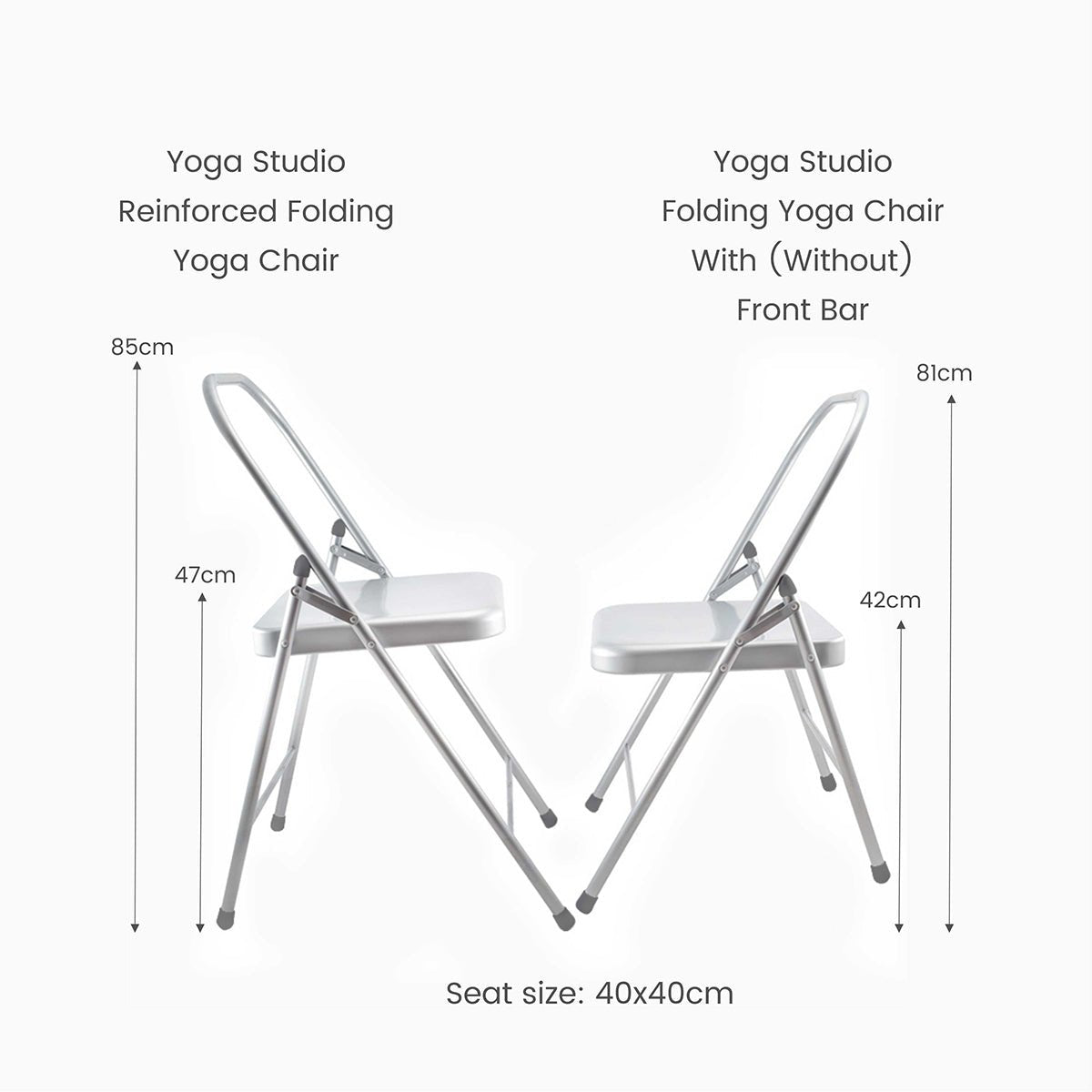 Yoga Studio Folding Yoga Chair - Tall/High - Yoga Studio Store